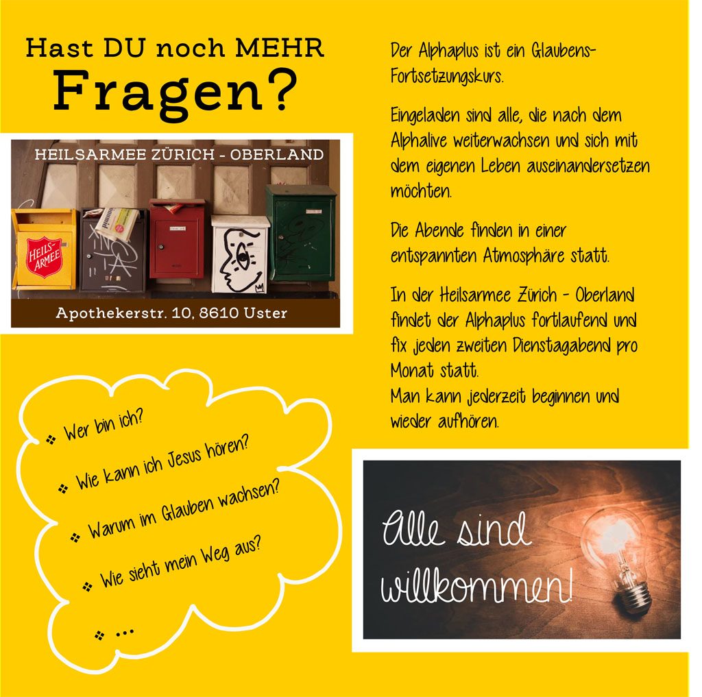 heilsarmee zh oberland