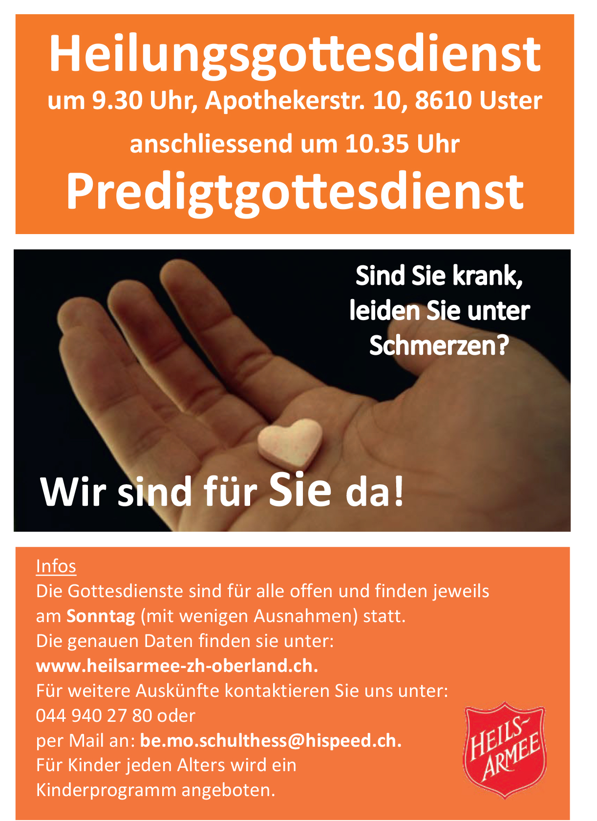heilsarmee zh oberland